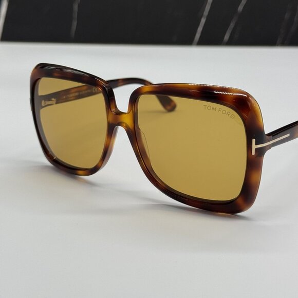 NEW TOM FORD LORELAI TF1156 52E SUNGLASSES HAVANA WOMEN EYEWEAR FT1156 52E main image 6